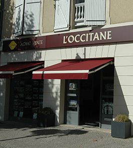 Graphisme site L'Occitane Immobilier